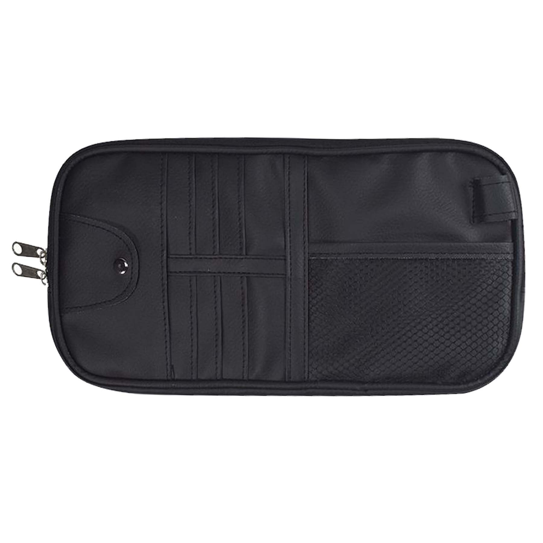 STHIRA® Car Sun Visor Organizer, Auto Interior Personal Belonging Storage Pouch Organizer, Multi Pocker Sunglasses Holder Storage Bag STHIRA® Car Sun Visor Organizer, Auto Interior Personal Belonging Storage Pouch Organizer, Multi Pocker Sunglasses Holder Storage Bag